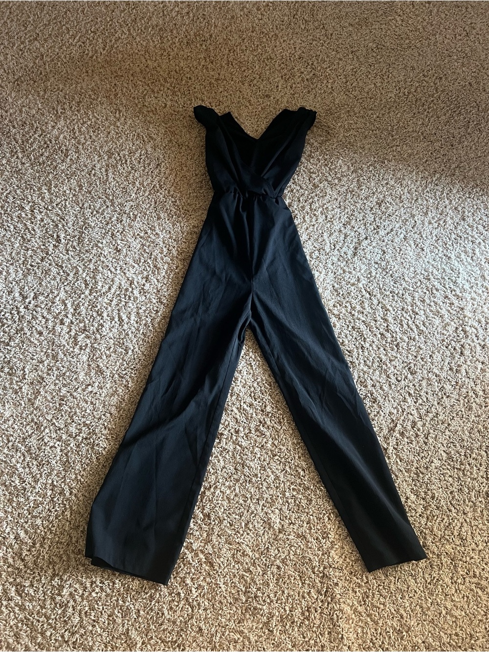 Classic Black Wide-Leg Jumpsuit